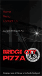 Mobile Screenshot of bridgecitypizza.com